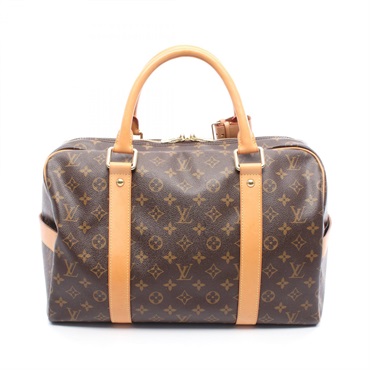 LOUIS VUITTON Carryall Travel Duffle bag M40074 Monogram canvas Leather Used LV