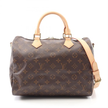 LOUIS VUITTON Speedy Bandouliere 30 Shoulder Handbag M41112 Monogram Canvas Used