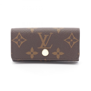 LOUIS VUITTON Multicles 4 key holder M69517 Monogram canvas Brown Used LV