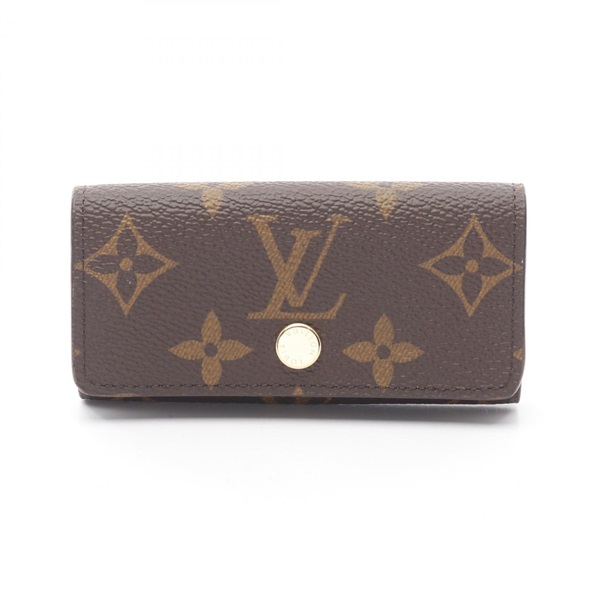 LOUIS VUITTON Multicles 4 key holder M69517 Monogram canvas Brown Used LV