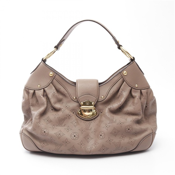 LOUIS VUITTON Solar PM Shoulder Bag M93455 Mahina leather Poodle Used Women LV
