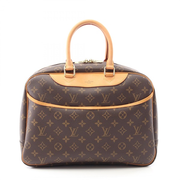 LOUIS VUITTON Deauville Travel Handbag M47270 Monogram Canvas used LV