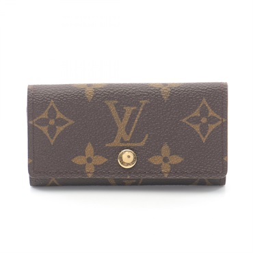 LOUIS VUITTON Multicles 4 Key Holder M69517 Monogram Canvas Used LV