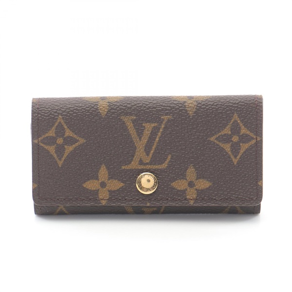 LOUIS VUITTON Multicles 4 Key Holder M69517 Monogram Canvas Used LV