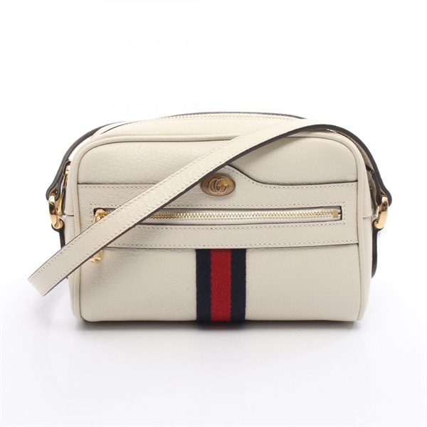 GUCCI Ophidia Shoulder Bag crossbody 719885 leather Beige Used Women