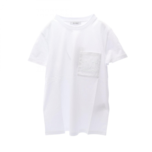 MAX MARA PAPAIA T-shirt #M 2421946011600001M cotton White NEW Women