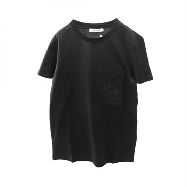 MAX MARA PAPAIA Papaya T-shirt 2421946011600002L cotton Black NEW Women size L