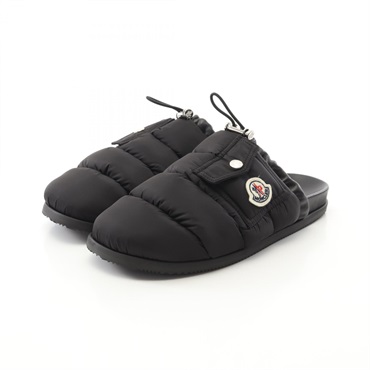 MONCLER MON POCKET Mules Sandals 4M00040M508099939 Nylon Black #39 NEW Women