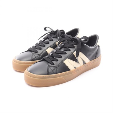 MONCLER MONACO 2 sneakers #42 4M00180M6071P9042 leather Gray White NEW mens