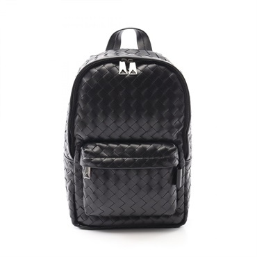 BOTTEGA VENETA Intrecciato Backpack Bag 828524V2HL28803 leather Black NEW mens
