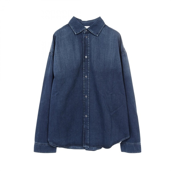 LOEWE Anagram Shirt H526Y1DW07838352 cotton Navy Size 52 NEW mens