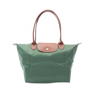 Longchamp LE PLIAGE ORIGINAL M Tote Bag L2605089P95 Q canvas leather Green NEW