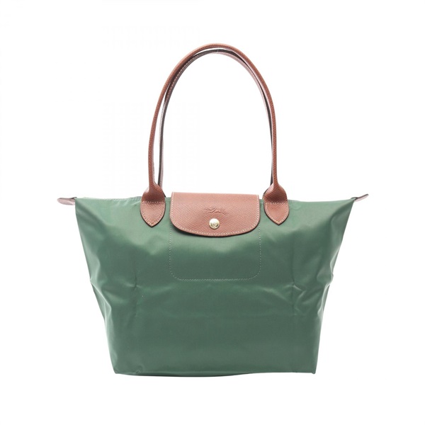 Longchamp LE PLIAGE ORIGINAL M Tote Bag L2605089P95 Q canvas leather Green NEW