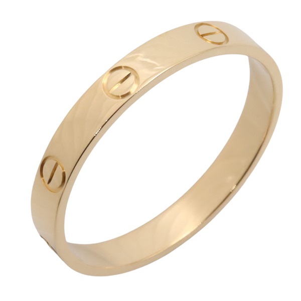 CARTIER Mini Love Ring 18KYG Yellow Gold Used unisex US size 12.25 #68