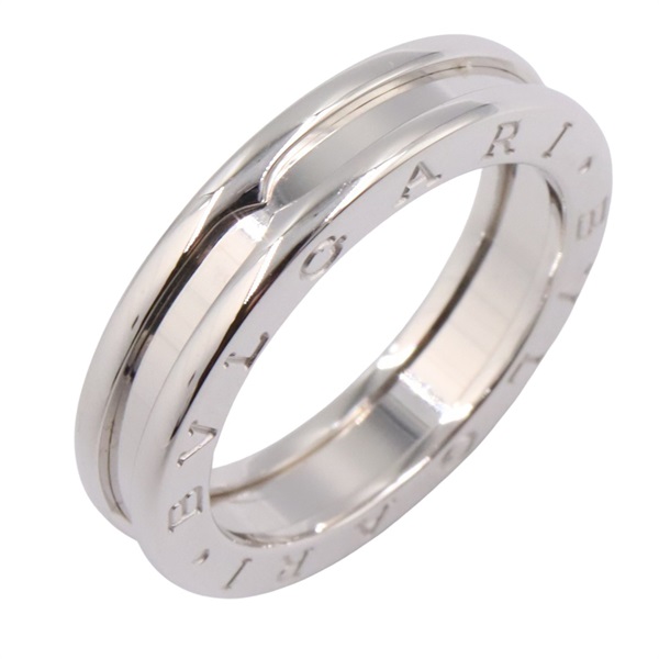 BVLGARI B-zero1 Ring 1 band 18KWG White Gold Used unisex US size 7.5 #56