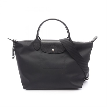 Longchamp Le Pliage Energy L Top Handle Tote shoulder Bag L1515HSR001 canvas bk