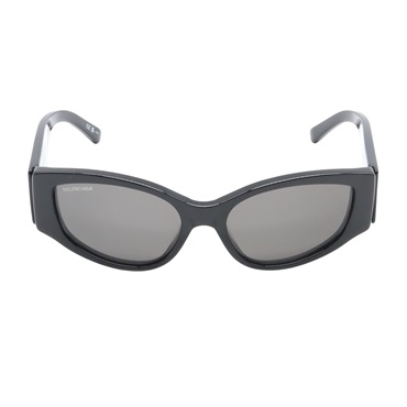 BALENCIAGA Sunglasses eyewear BB0258S-001/SMT/SUN Plastic Black NEW unisex