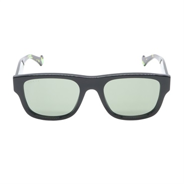 GUCCI Sunglasses Eyewear GG1427S-005/INT/SUN Plastic Black Green NEW Unisex