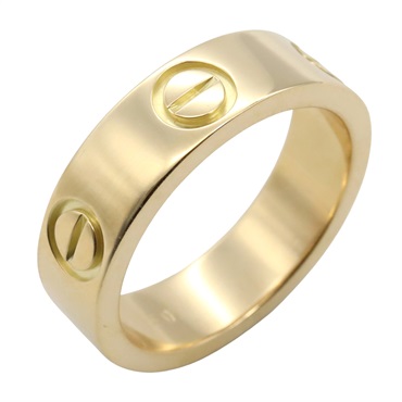 CARTIER Love Ring 18KYG Yellow Gold Used Unisex US size 5.25 #50