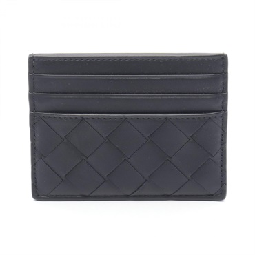 BOTTEGA VENETA Intrecciato Card Case holder 795612VCPQ38803 leather Black new