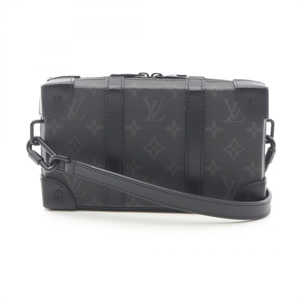 LOUIS VUITTON Soft trunk wallet Shoulder Bag M69838 Monogram eclipse Black Used