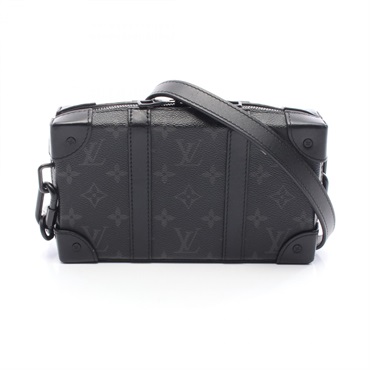 LOUIS VUITTON Soft trunk wallet Shoulder Bag M69838 Monogram eclipse Black Used