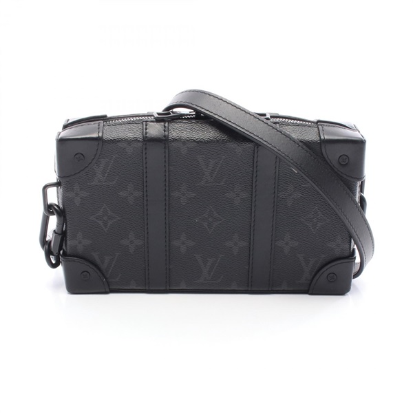 LOUIS VUITTON Soft trunk wallet Shoulder Bag M69838 Monogram eclipse Black Used