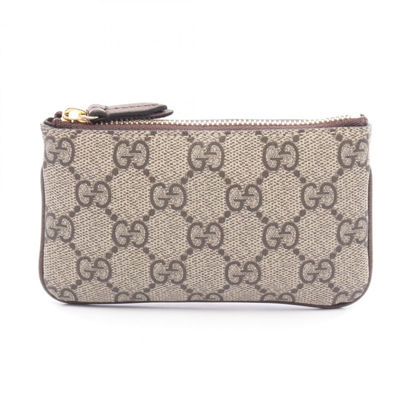 GUCCI Ophidia GG Supreme coin purse 772321K9G canvas leather Beige Brown NEW