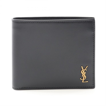 SAINT LAURENT PARIS Tiny Cassandra Bi-fold wallet 60772702G0W1000 leather nero