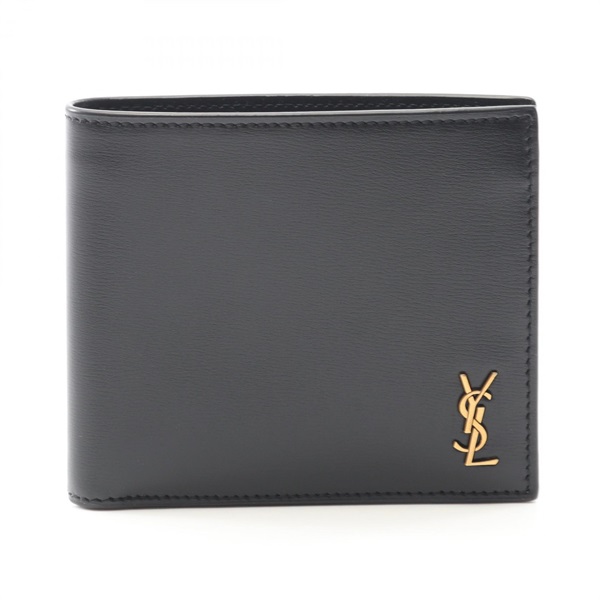 SAINT LAURENT PARIS Tiny Cassandra Bi-fold wallet 60772702G0W1000 leather nero