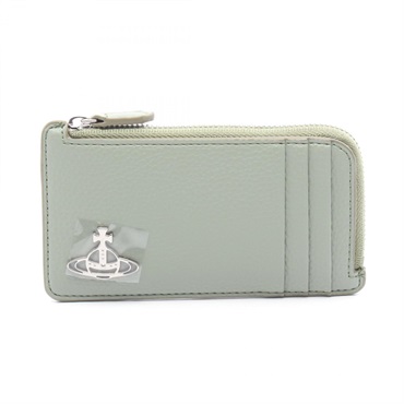 Vivienne Westwood Orb coin purse 5402000HWS000DM402 A leather Green NEW Women