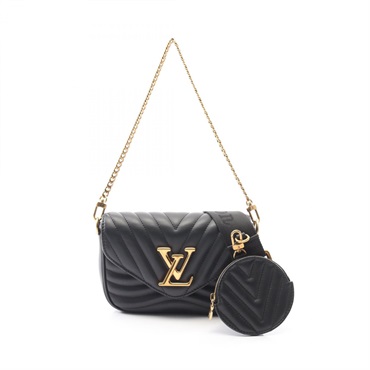 LOUIS VUITTON Multi Pochette Chain Shoulder Crossbody Bag New Wave M56461 Women