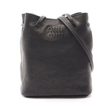 Miu Miu NAPPA AVIATOR Shoulder Bag 5NF460 AEFX F0002 leather Black NEW crossbody