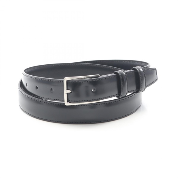 CELINE BC-17 25MM belt 45BMH3A0138SI95 leather Black NEW mens #95