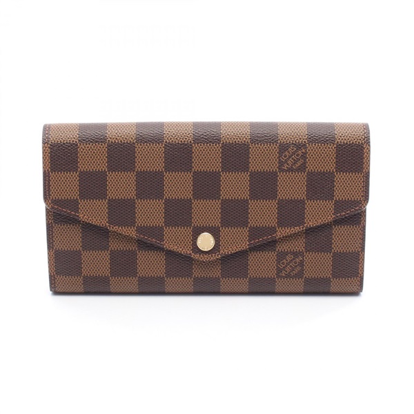 LOUIS VUITTON Portefeuille Sarah Bifold purse N63209 Damier canvas Ebene Used LV