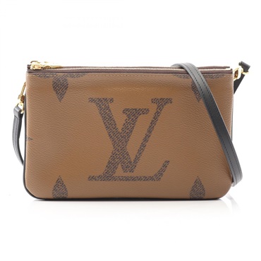 LOUIS VUITTON Pochette double zip Shoulder Crossbody Bag M69203 Monogram Reverse