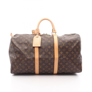 LOUIS VUITTON Keepall50 Duffle Travel Bag M41426 Monogram Canvas Used LV