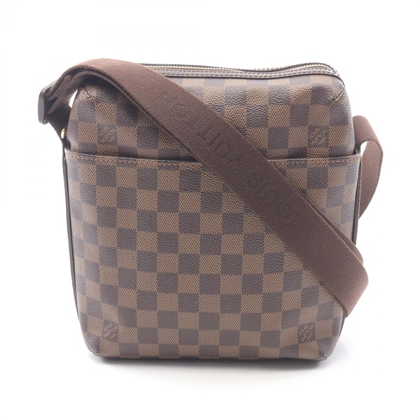 LOUIS VUITTON Trotteur Beaubourg Shoulder Bag N41135 Damier Ebene Used unisex LV