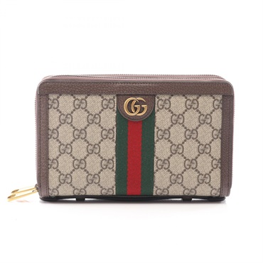 GUCCI Ophidia Travel Case long wallet 75161096IWT8745 canvas Beige NEW mens GG
