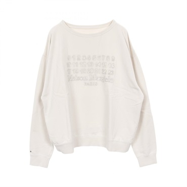 Maison Margiela logo Sweat Knit S50GU0230M25017103M cotton Beige ＃M NEW mens