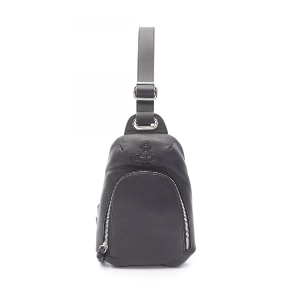 Vivienne Westwood SLING Waist crossbody bag 58010007 leather Black NEW mens