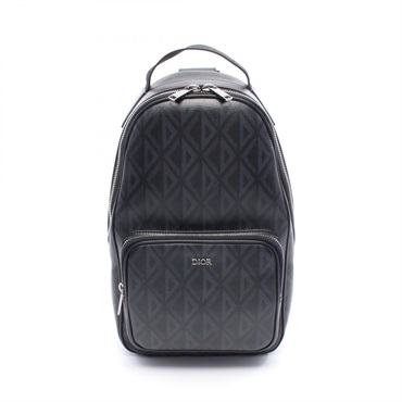 Dior Rider Mini Sling Waist Bag CD Diamond canvas leather Black Navy Used mens