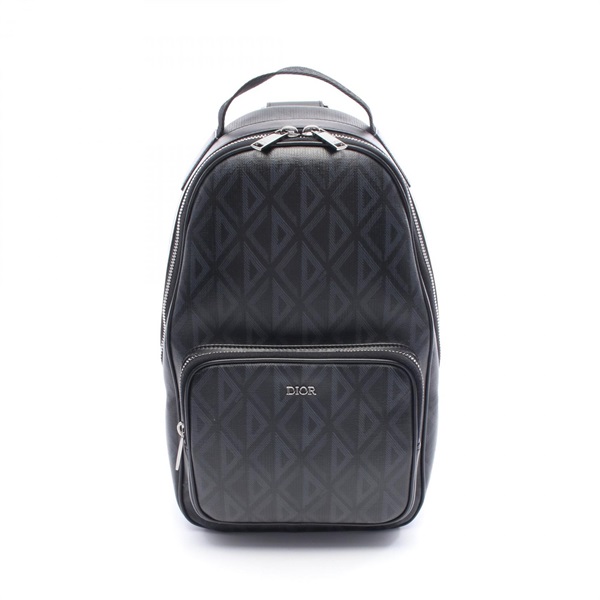 Dior Rider Mini Sling Waist Bag CD Diamond canvas leather Black Navy Used mens