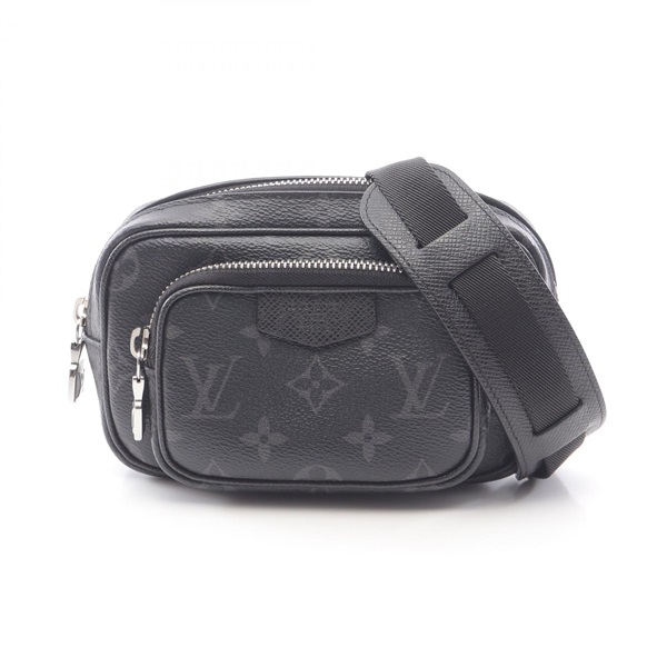 LOUIS VUITTON outdoor pochette Waist bag M30755 Taigalama canvas leather Noir