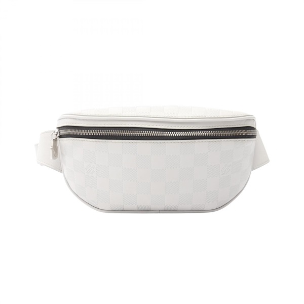 LOUIS VUITTON Canvas Bum Crossbody Waist bag N40326 Damier Infini White Used