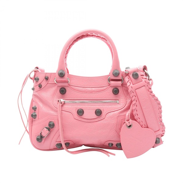 BALENCIAGA Neo Cagole Tote M Shoulder bag 7515211VG9Y5812 leather Pink NEW Women