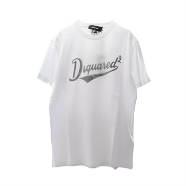 DSQUARED2 T-shirt #XL short sleeves S74GD1394D20020100XL cotton White NEW mens
