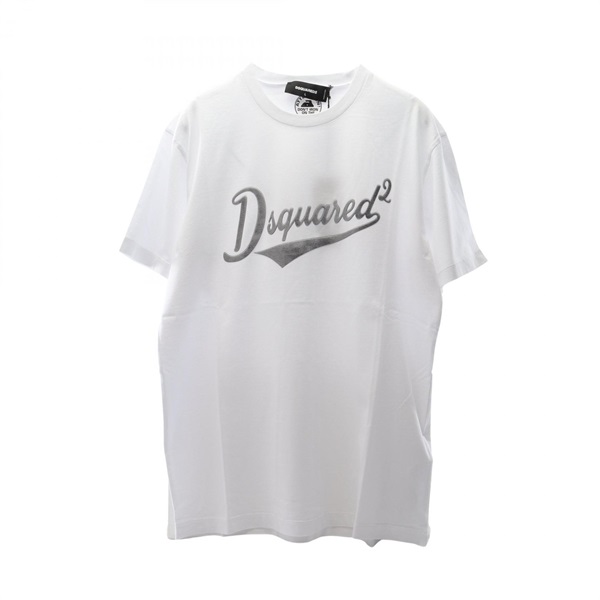 DSQUARED2 T-shirt #XL short sleeves S74GD1394D20020100XL cotton White NEW mens