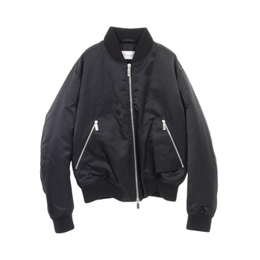 OFF-WHITE Bomber Jacket Blouson OMEH054F23FAB0011010 polyamide Black #M NEW mens