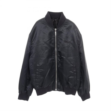 VERSACE CITY LIGHTS Blouson Jacket 10125841A090865X000 Nylon Black #52 NEW mens